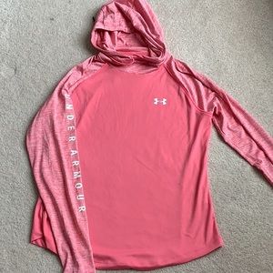 Under armor long sleeve with hood